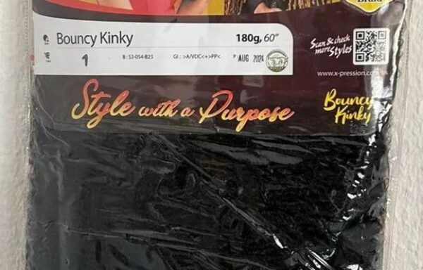Bouncy Kinky X-pression Hair Extension Crochet Braid 60 Inch Colour 1