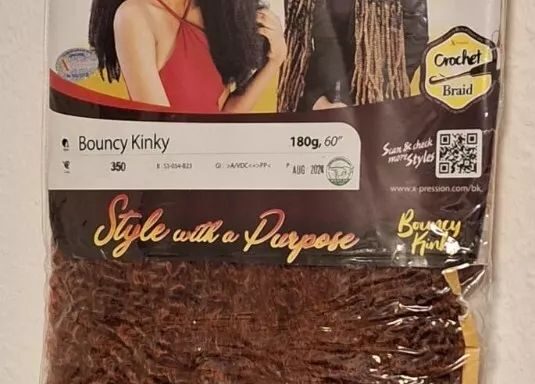 Bouncy Kinky X-pression Hair Extension Crochet Braid 60 Inch Colour 350