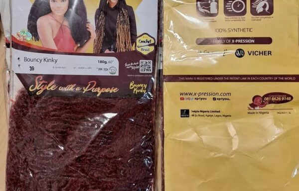 Bouncy Kinky X-pression Hair Extension Crochet Braid 60 Inch Colour 39
